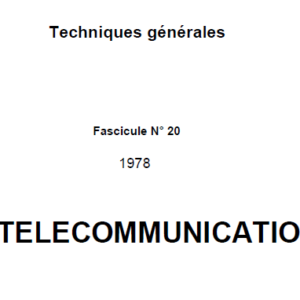 Les réseaux de transmission en 1978
